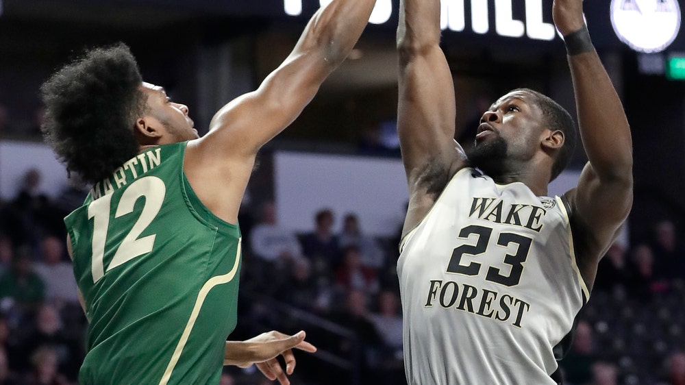 Mucius leads Wake Forest to 80-56 rout of Charlotte