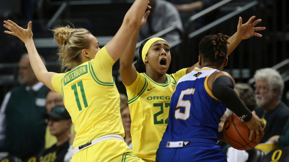 Ionescu posts triple-double, No. 3 Oregon routs UC Riverside
