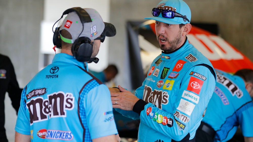 The Latest: Harvick wins crash-marred Brickyard 400