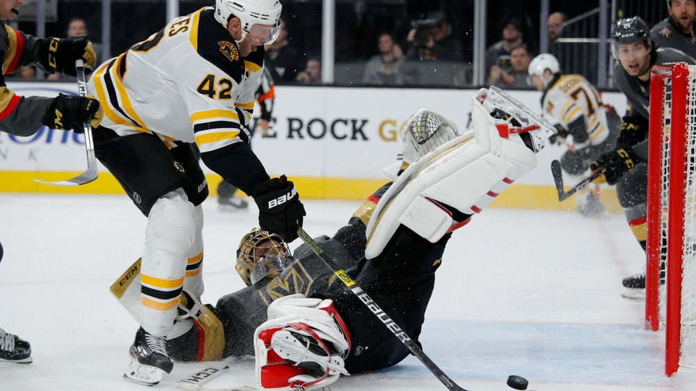 Bruins top Golden Knights 4-3, off to best start in 18 years