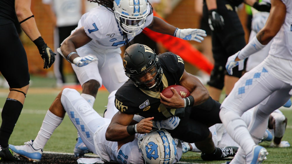 Wake Forest beats North Carolina 24-18 in nonconference game