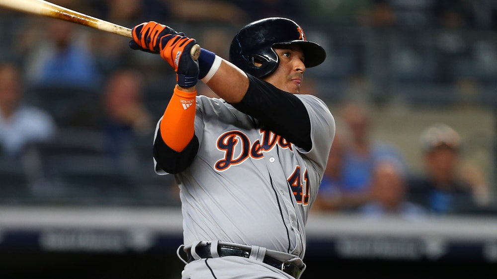 Martinez, Goodrum homer in 9th, Tigers overtake Yankees 8-7