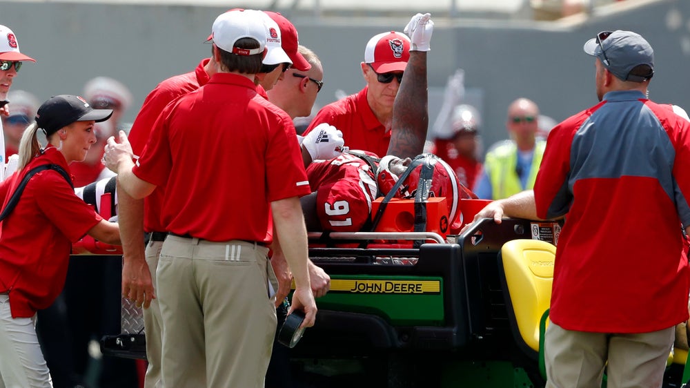NC State’s Bryant carted off after injury