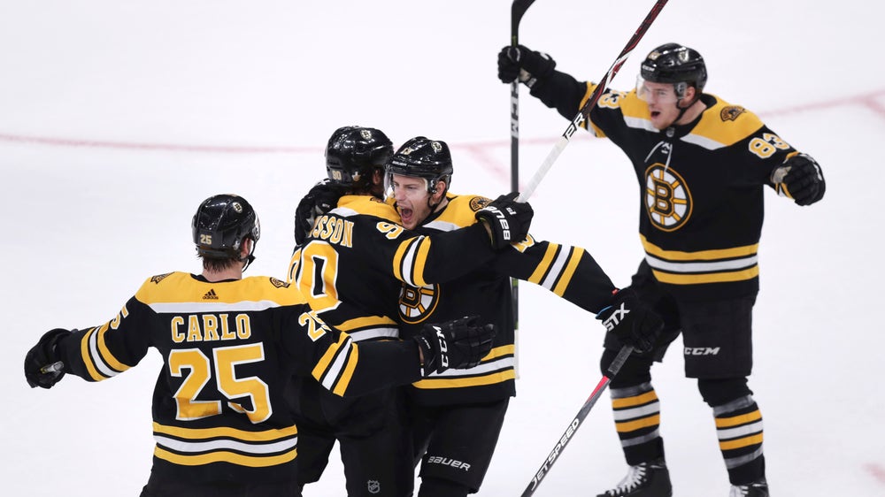 Early goals help lift Bruins beat Maple Leafs 5-1 in Game 7