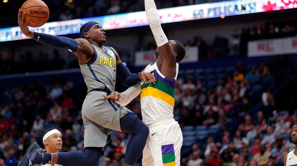 Collison lifts Pacers over Pelicans, 109-107