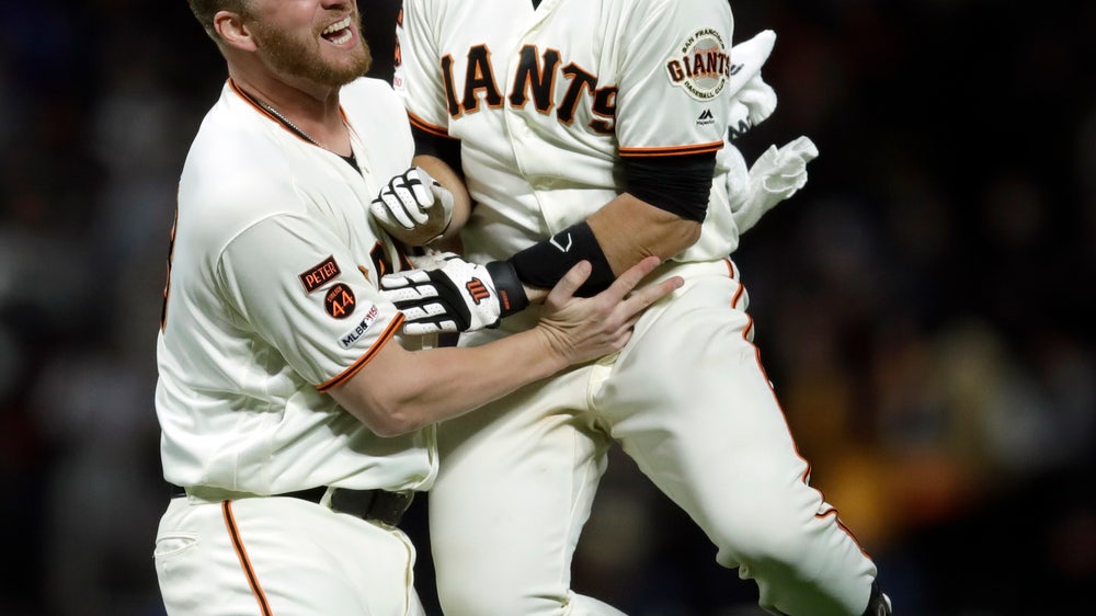 Giants’ Posey on 7-day concussion list after hit in helmet