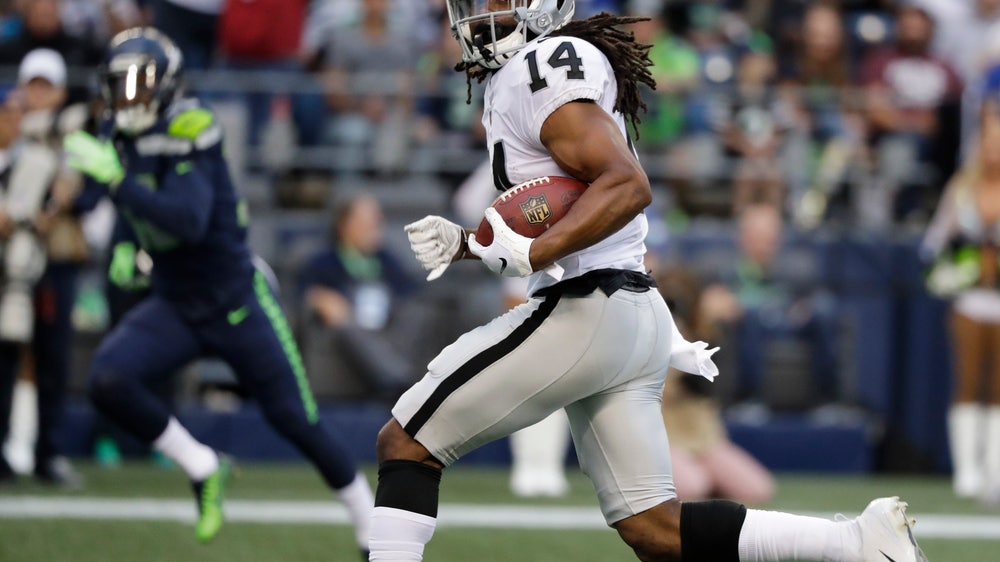 Manuel tosses 3 TDs as Raiders topple Seahawks 30-19