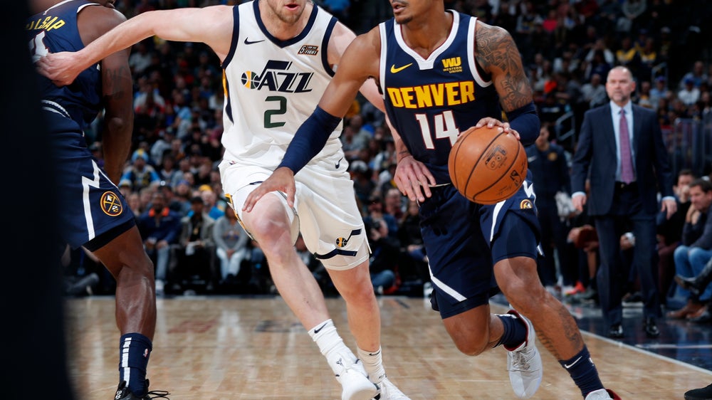 Harris scores 20, Nuggets rally in 4th and beat Jazz 103-88