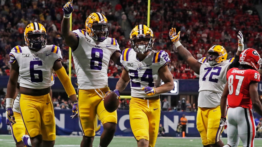 No. 1 LSU locks up playoff spot, routing No. 4 Georgia