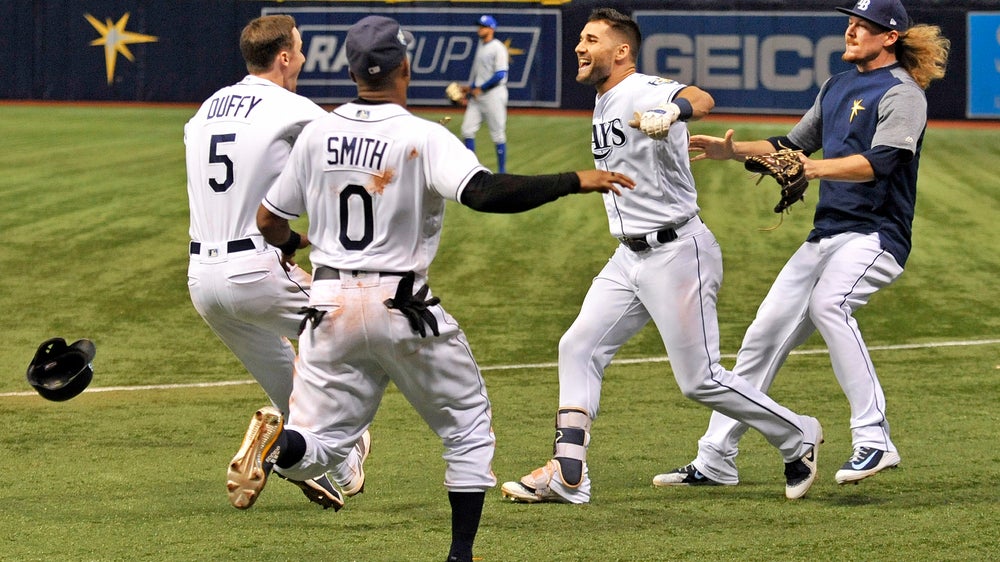 Rays complete 4-game sweep by beating Royals 4-3