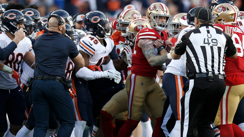 Melee in Bears-49ers game leads to 3 ejections
