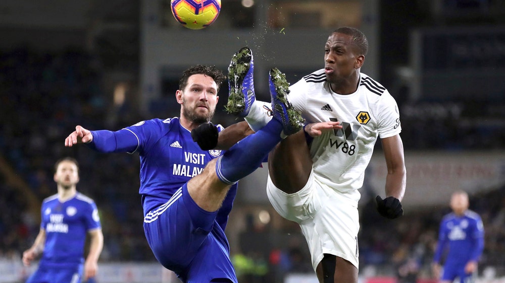 Cardiff climbs out of drop zone with 2-1 win over Wolves