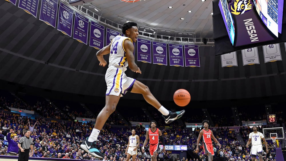 Waters leads No. 25 LSU past Georgia 92-82 for 8th straight