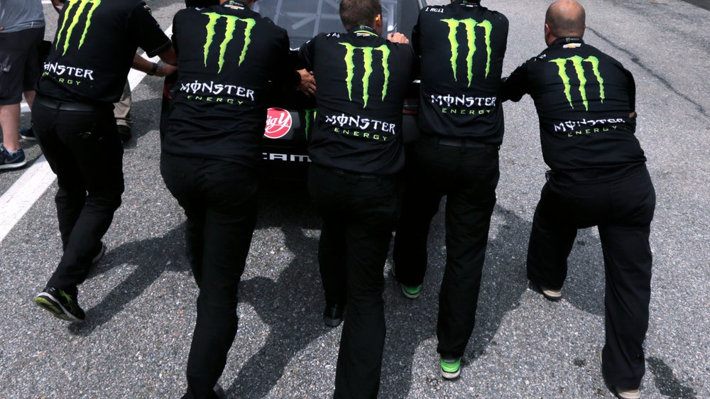 The Latest: Kevin Harvick races to 1st win season