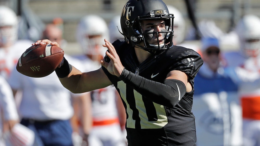Wake Forest QB Hartman out for season with leg injury