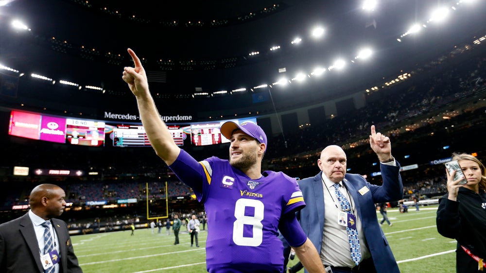 Vikings top Saints 26-20 in OT; Seahawks oust Eagles 17-9