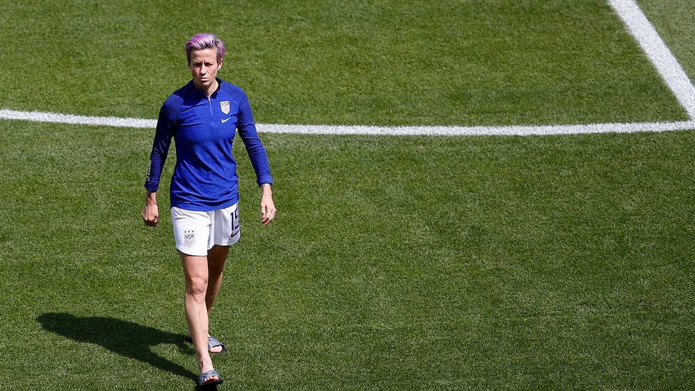 The Latest: Rapinoe puts US up 1-0 on penalty kick