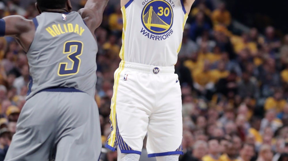 Curry’s hot hand sends Warriors past Pacers for 11th in row
