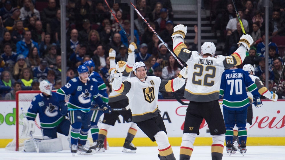 Tanev scores in OT, Canucks beat Golden Knights 5-4
