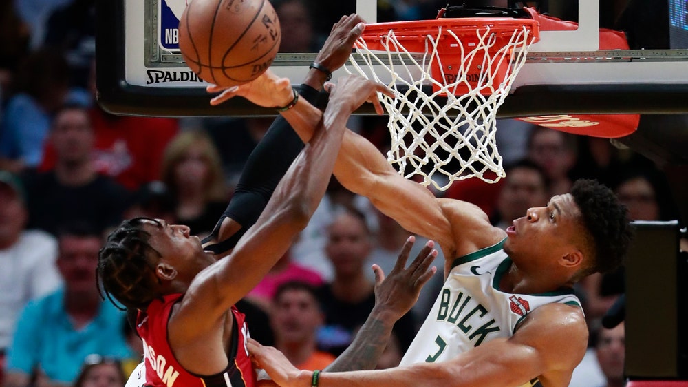 Bucks come from 20 down at halftime to beat Heat 113-98