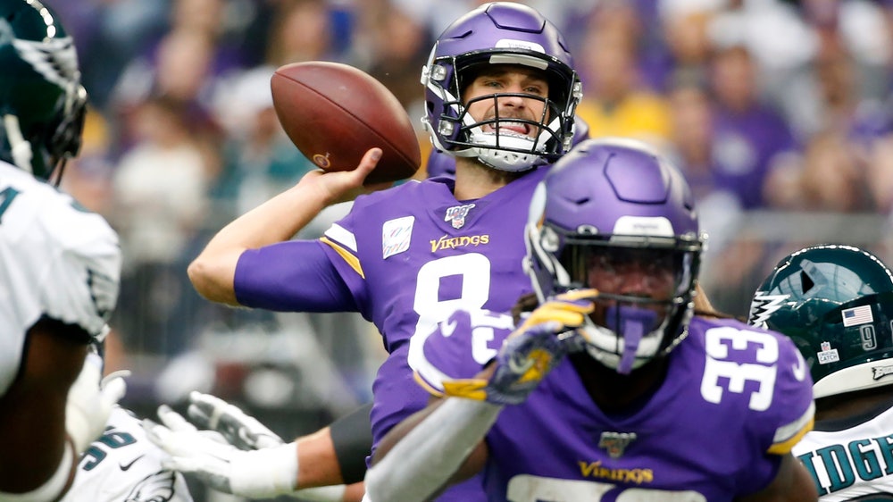 Vikings surge into 2nd half on strength of Cook, Cousins