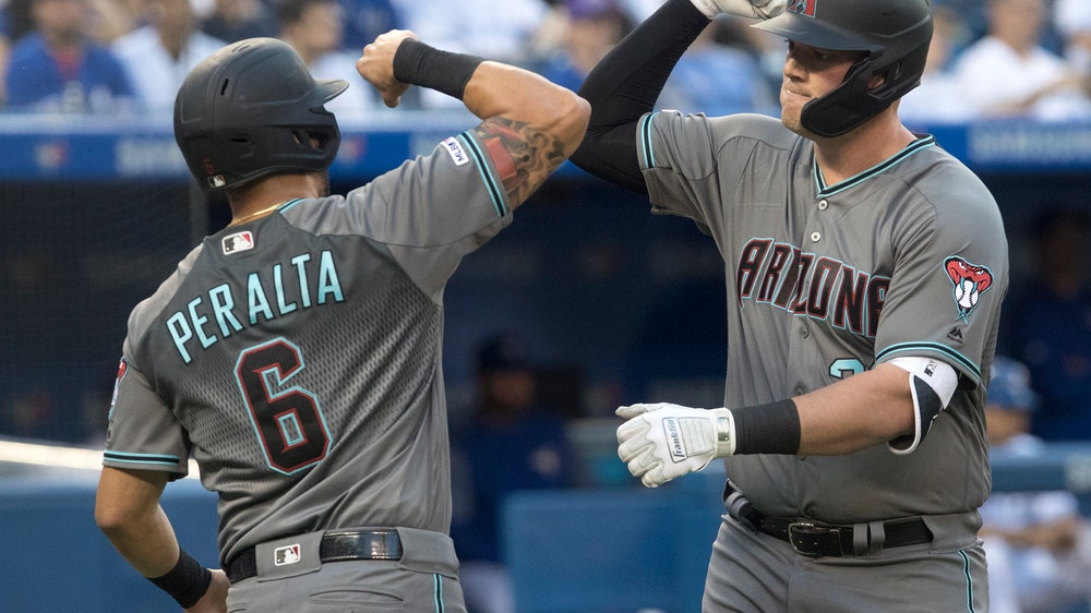 Cron hits 1st big league homer, Diamondbacks beat Jays 8-2