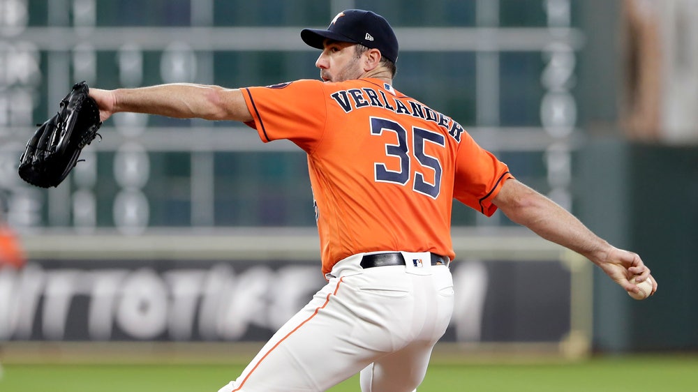 Verlander strikes out 12, Astros beat Rangers 4-3
