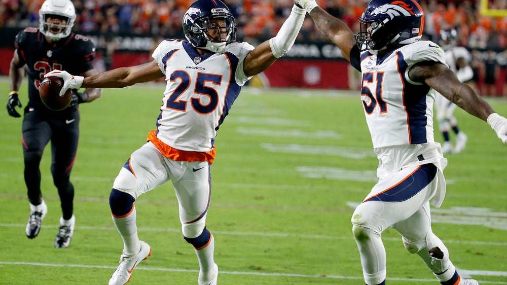Broncos return 2 interceptions for TDs, beat Cardinals 45-10