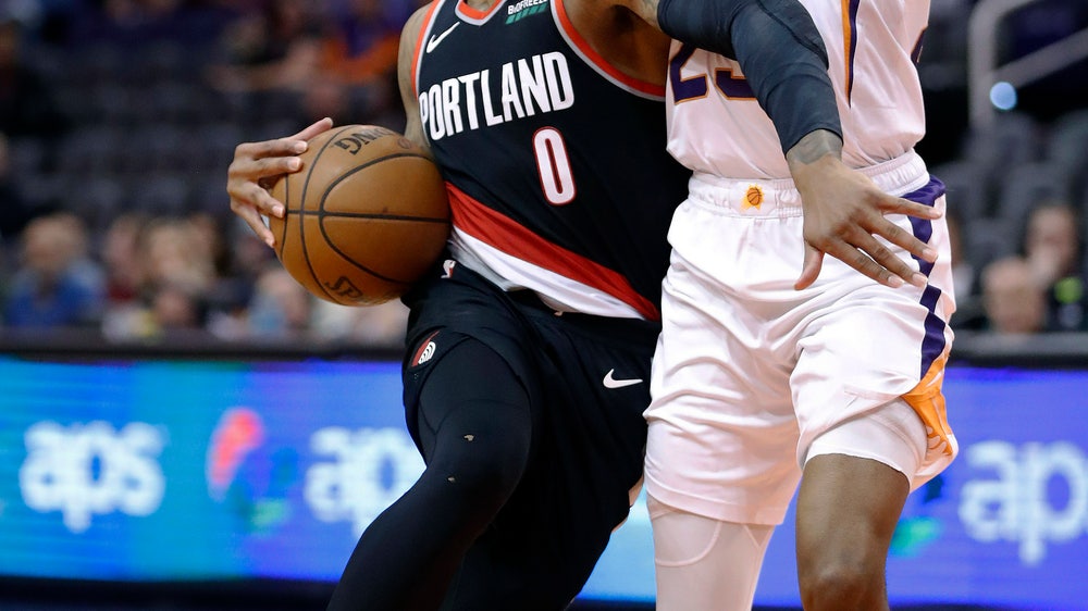 Lillard leads Trail Blazers to 120-106 win over Suns