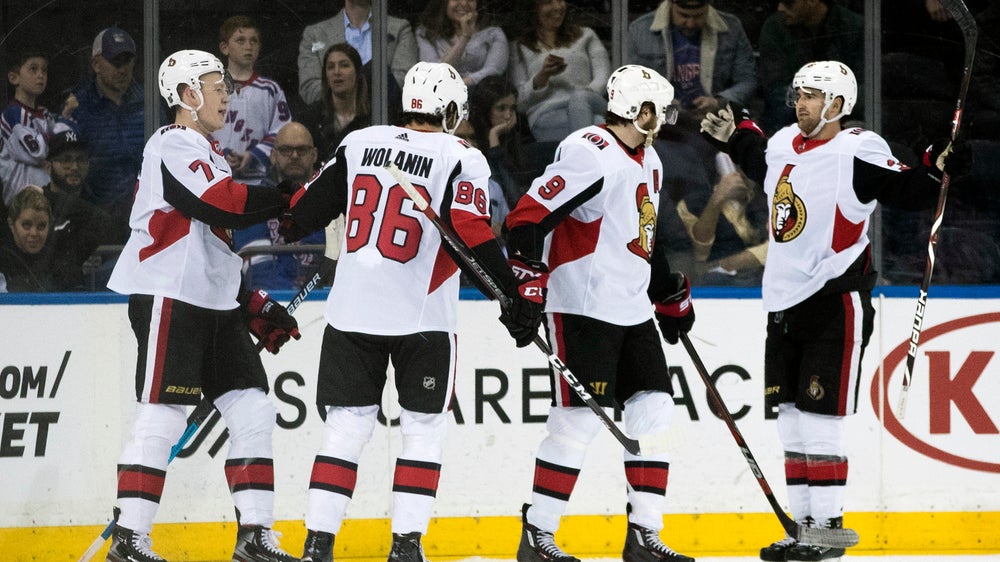 Tkachuk has goal, assist in Sens’ 4-1 win over Rangers