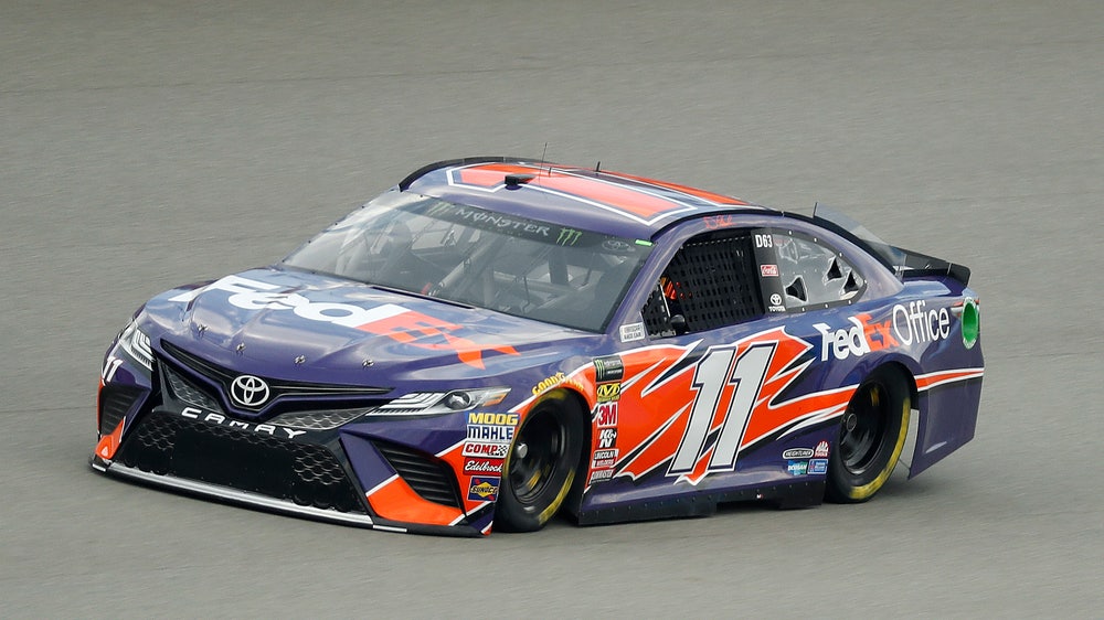 Hamlin starts 1st, Busch takes lead at Consumers Energy 400