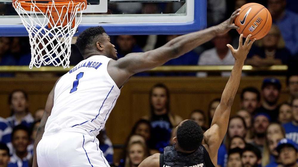 No. 4 Duke pulls away from Army