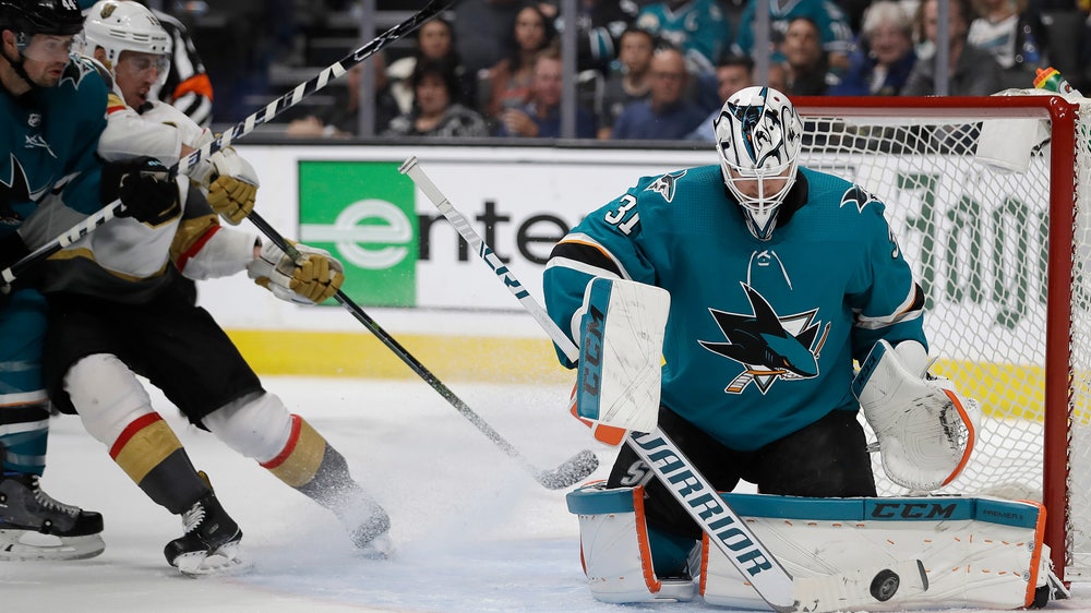 Sharks start fast to stay alive, beat Golden Knights 5-2