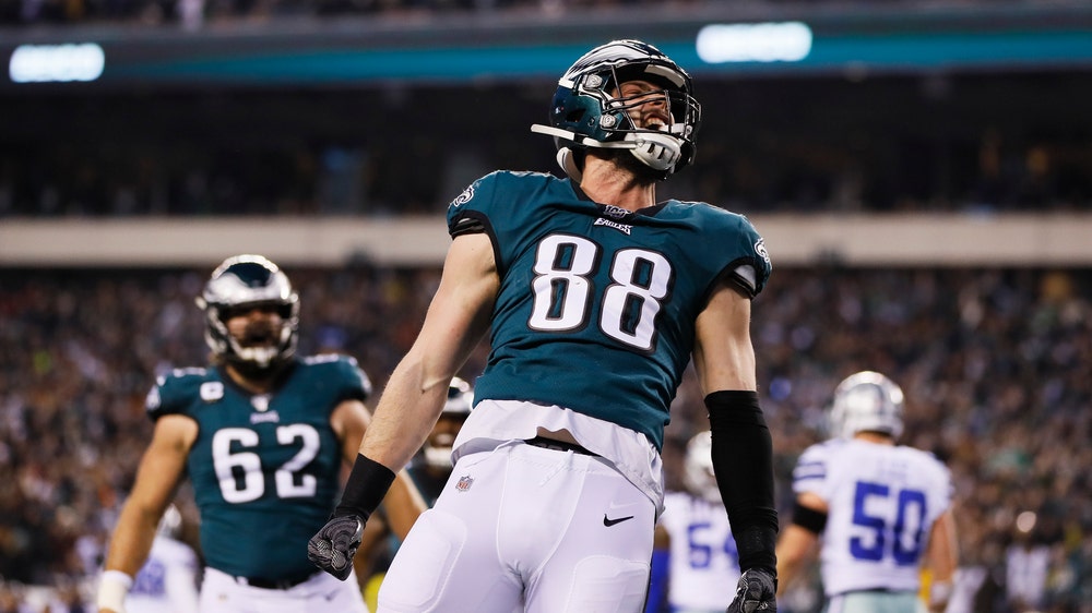 Streaking Eagles go for 4th straight win, NFC East title
