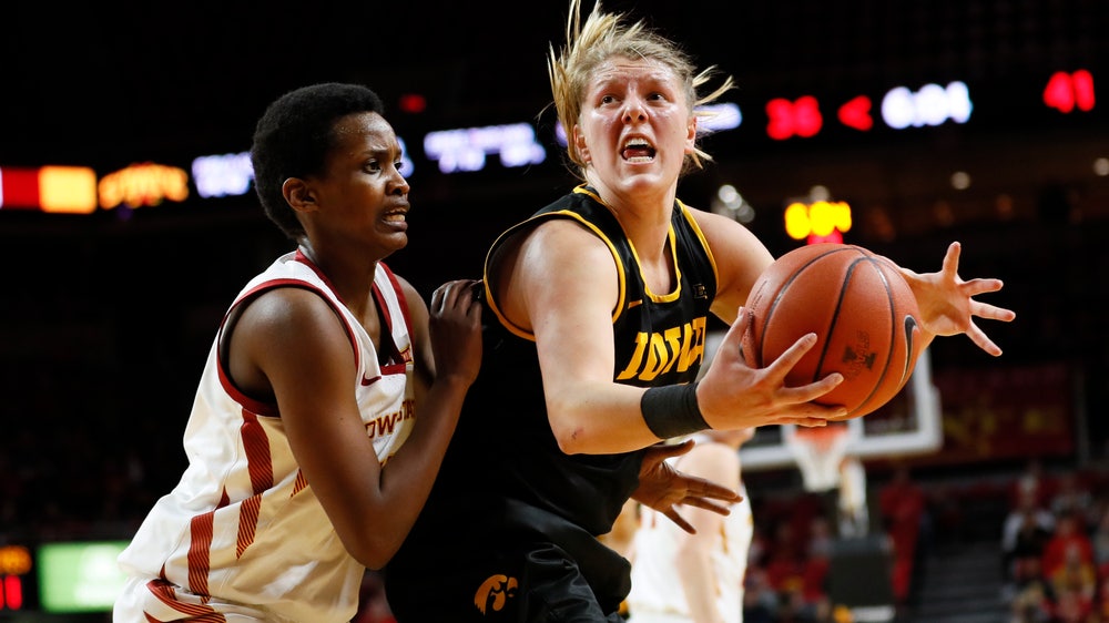 Iowa beats Iowa St. 75-69 for 4th straight win over Cyclones