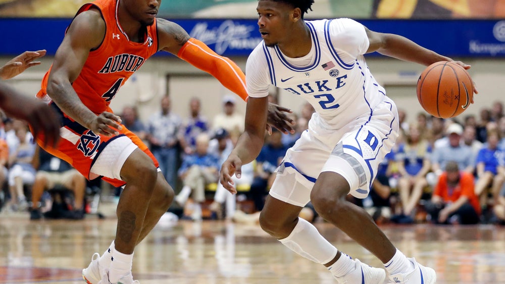 No. 1 Duke beats No. 8 Auburn 78-72 to reach Maui title game
