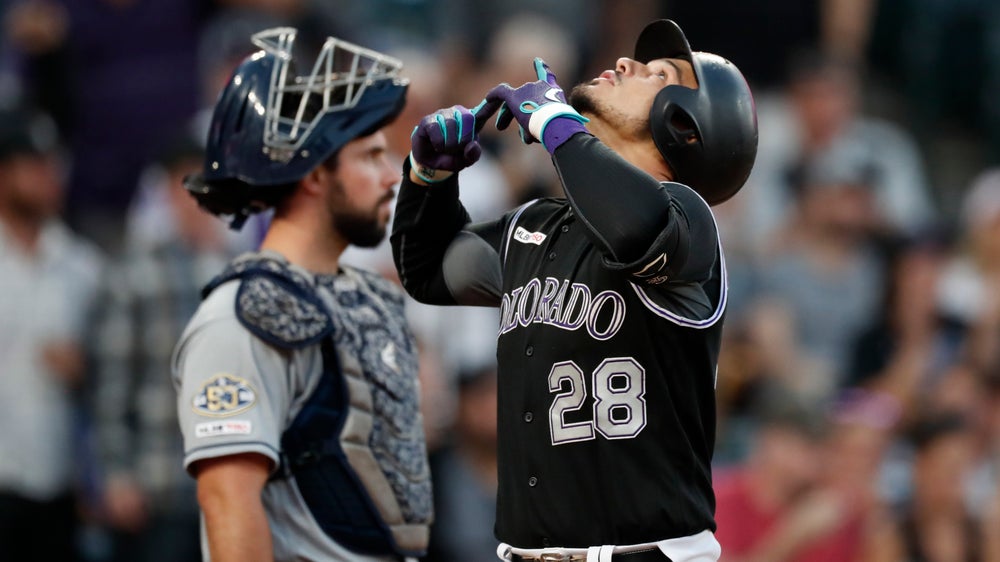 Arenado, Story power Rockies past Padres, 10-8