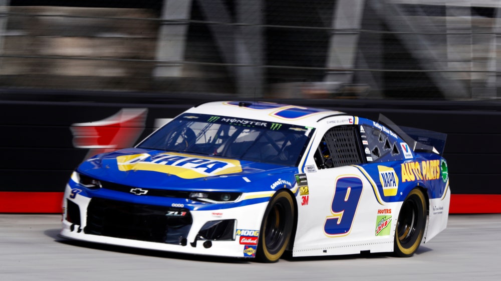 The Latest: Early accident aids Harvick during penalty