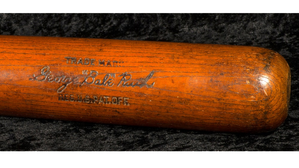Correction: Babe Ruth's Bat-Auction story