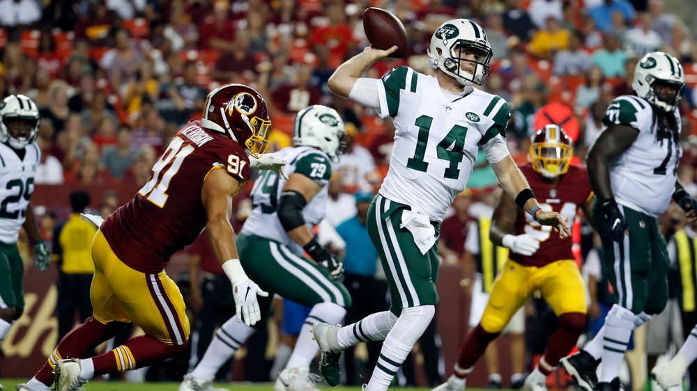 Jets’ Darnold looks like rookie in 15-13 loss to Redskins
