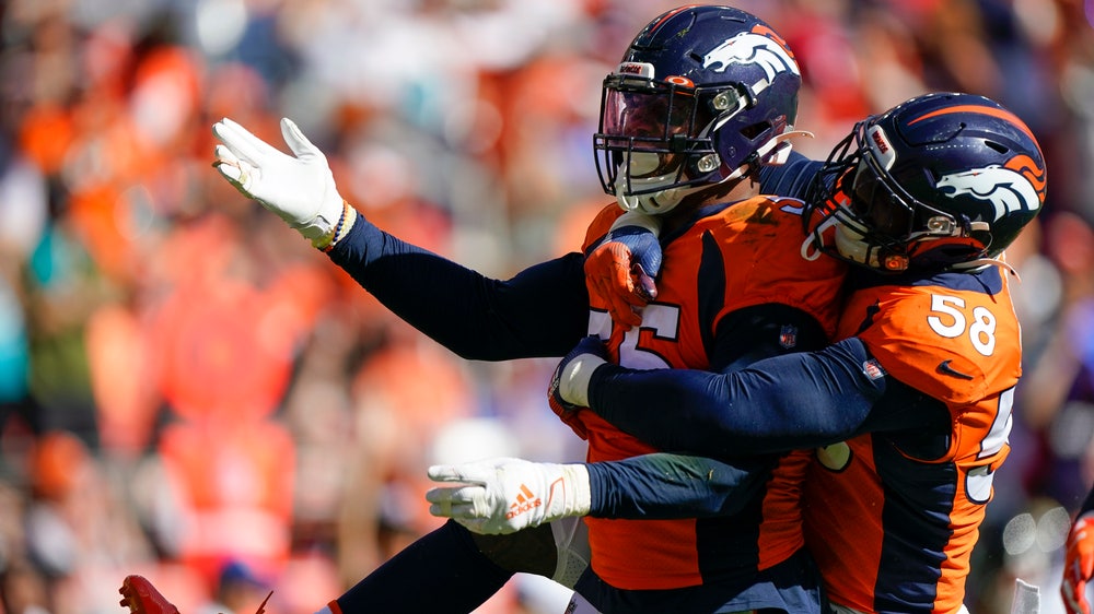Miller gets 1st sacks but whistle ruins his, Broncos' day