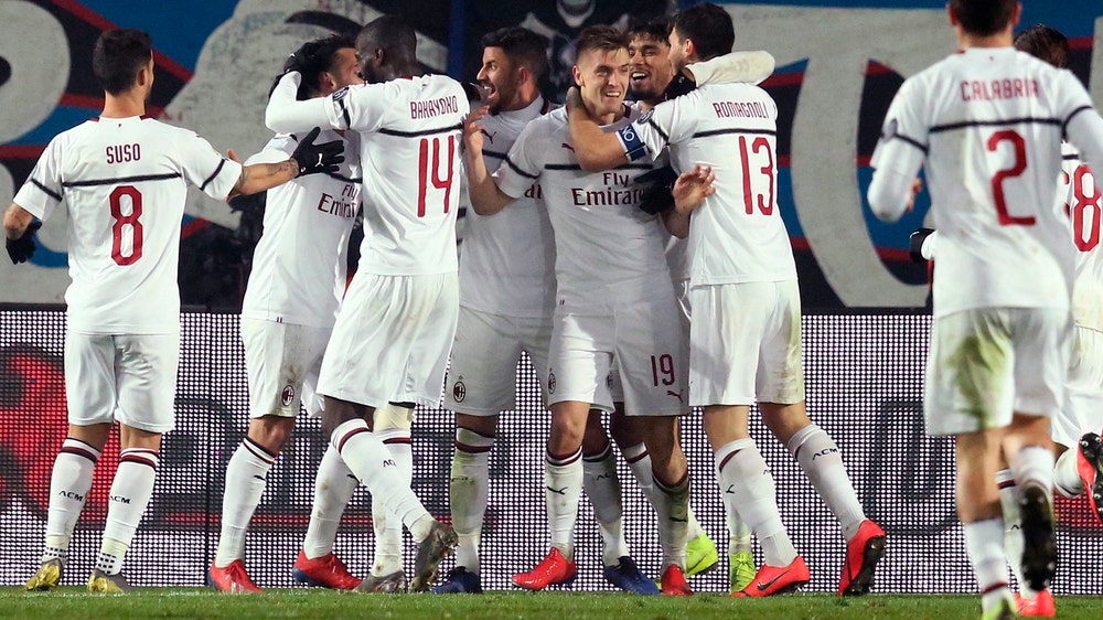 Piatek scores 2 as Milan beats Atalanta 3-1 in Serie A