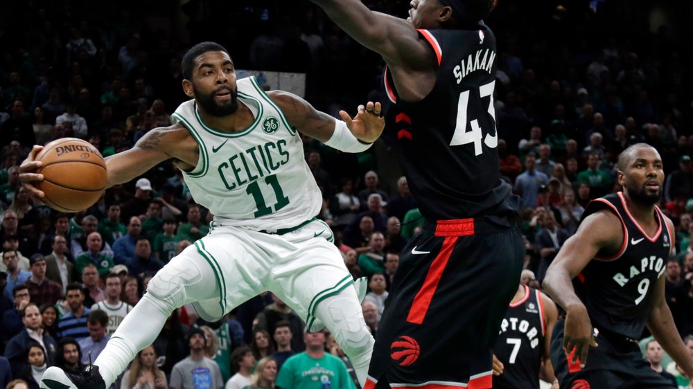 Kyrie Irving has season-high 43 points, Celtics beat Raptors
