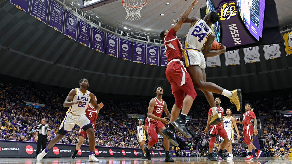 Jones’ late basket lefts Arkansas over No. 19 LSU, 90-89