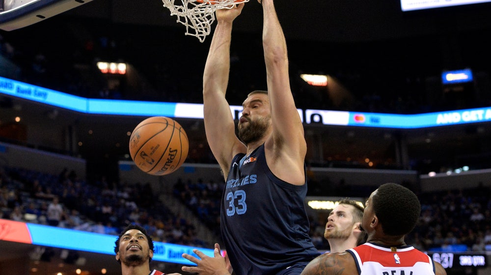 Temple, Gasol, Conley lead Grizzlies past Wizards 107-95