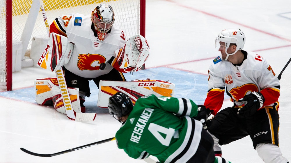 Flames score 3 power-play goals in 5-1 win over Stars