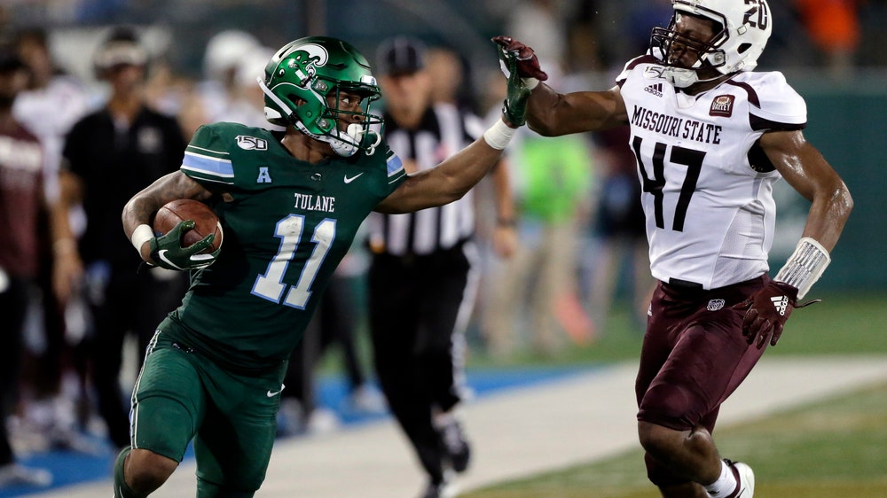 Tulane routs Missouri State 58-6