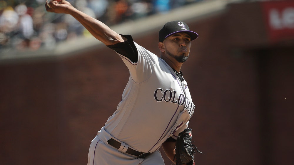 Rockies’ German Marquez pitching no-hitter thru 6 vs Giants