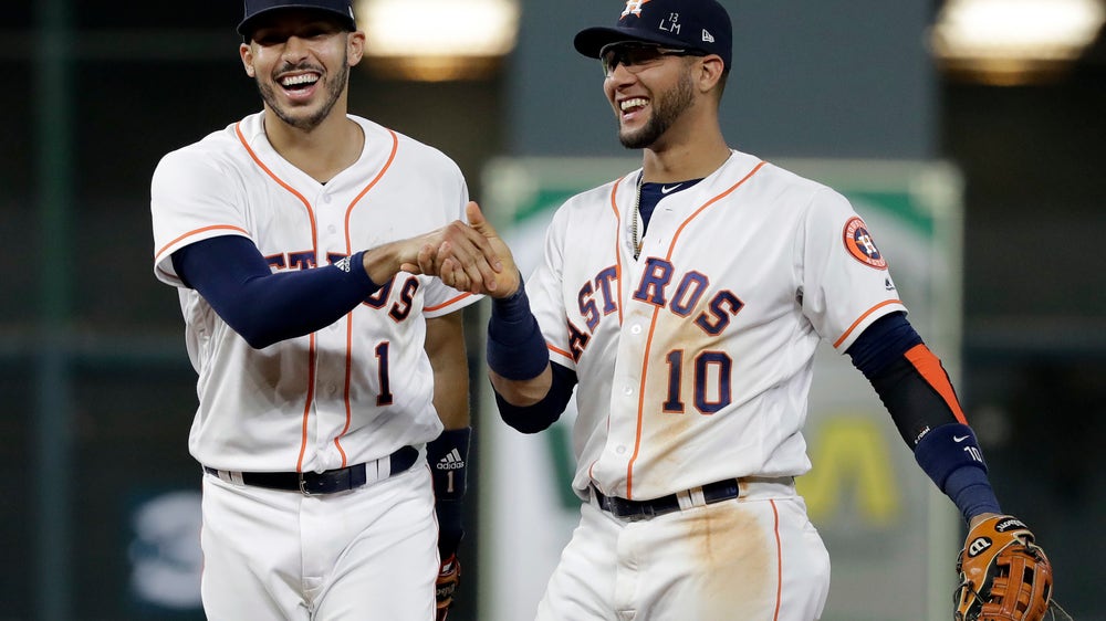 LEADING OFF: Springer back for Astros vs A's; Puig suspended