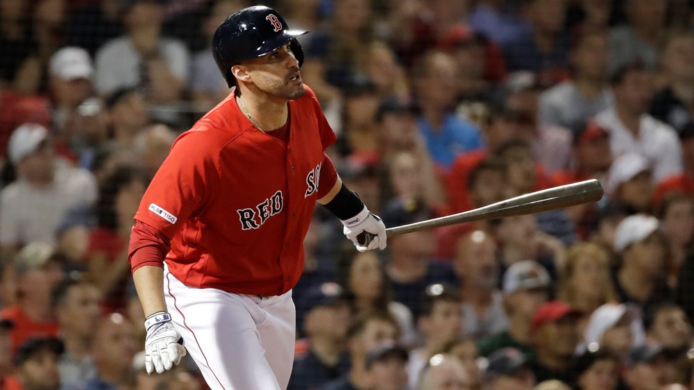 Martinez hits 2 HRs, Red Sox rout Angels 16-4